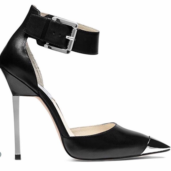 Michael Kors Zady Ankle Strap Pumps Pointed Toe - Picture 2 of 8